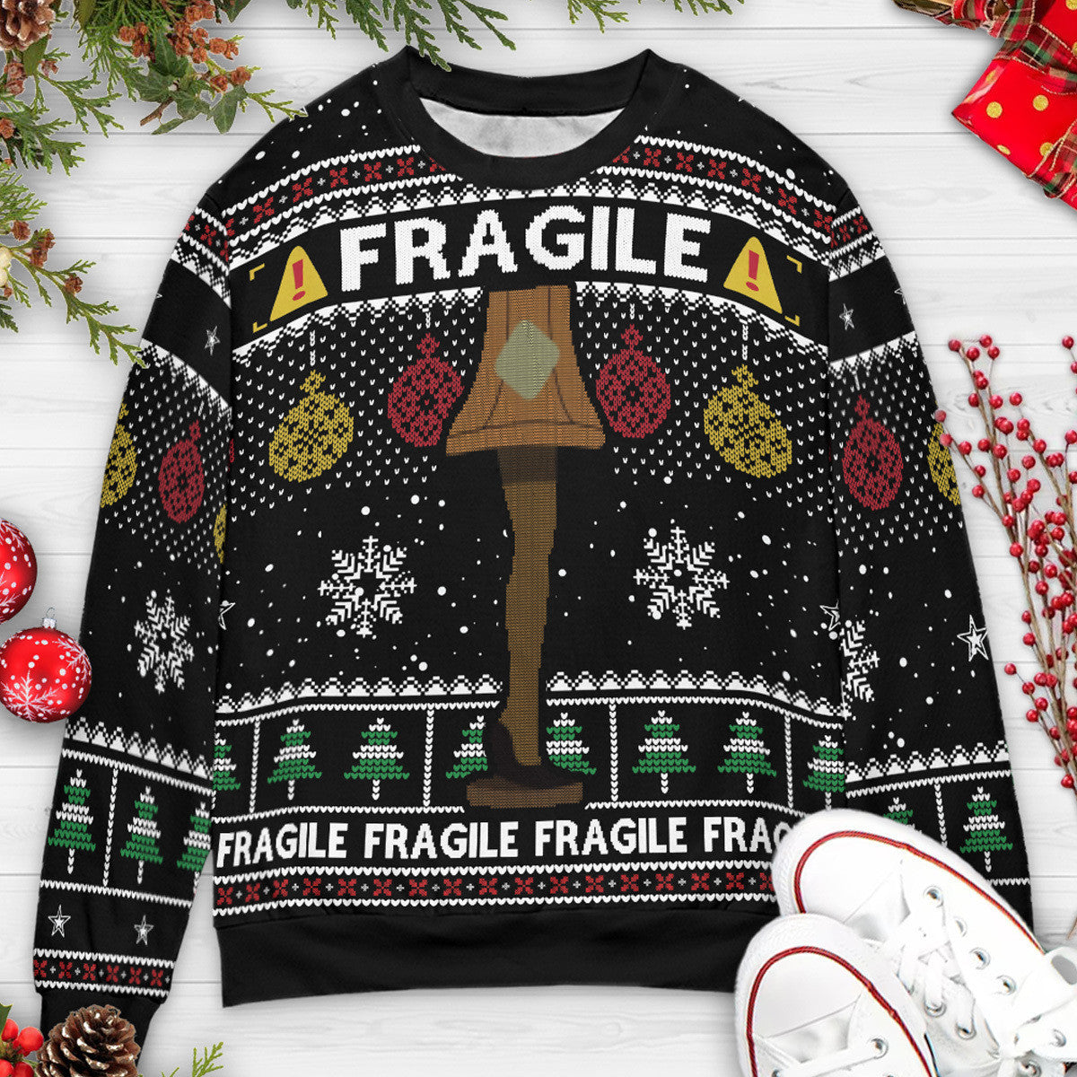 Ugly Christmas Sweatshirt - Q3DXWKXA