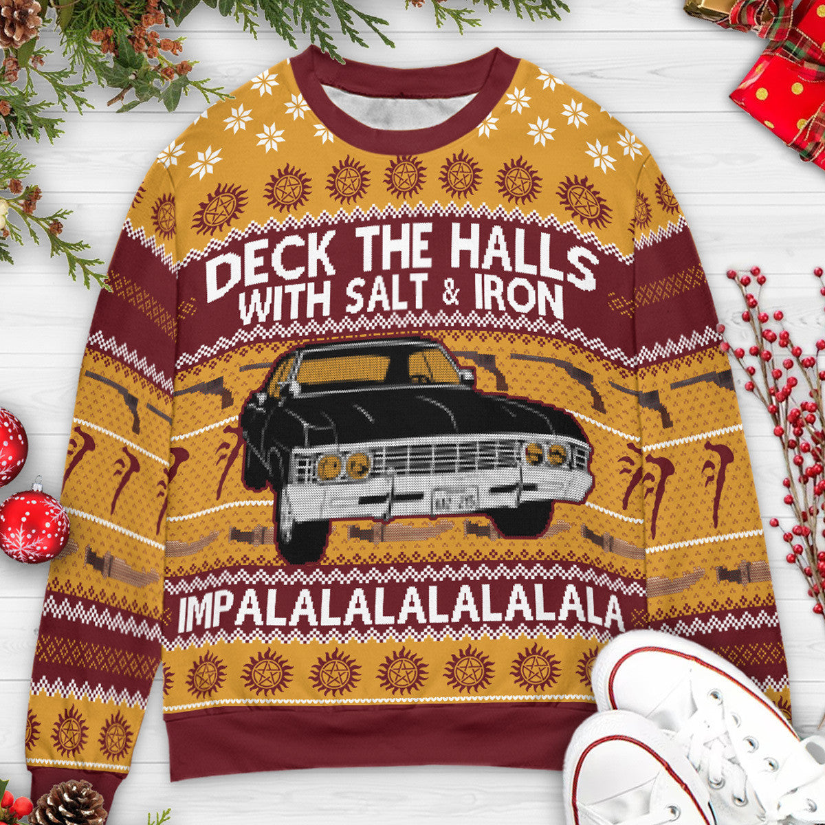 Ugly Christmas Sweatshirt - QSCF19QJ