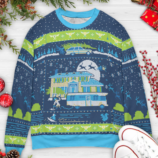 Ugly Christmas Sweatshirt - QSR6TDY2