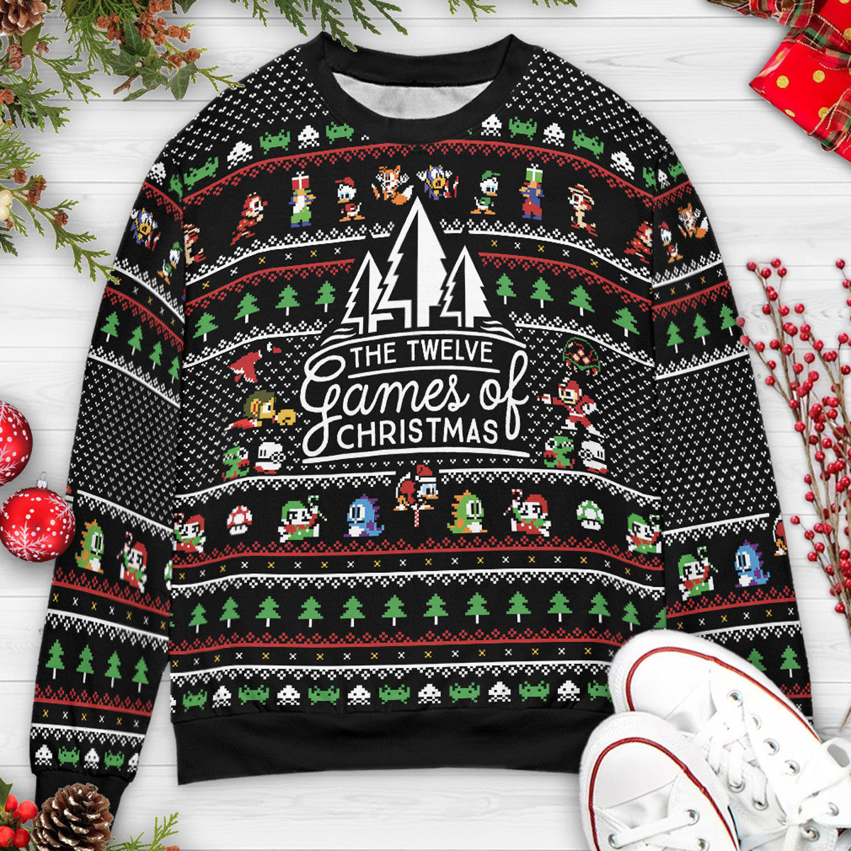 Ugly Christmas Sweatshirt - XRZK9VFC