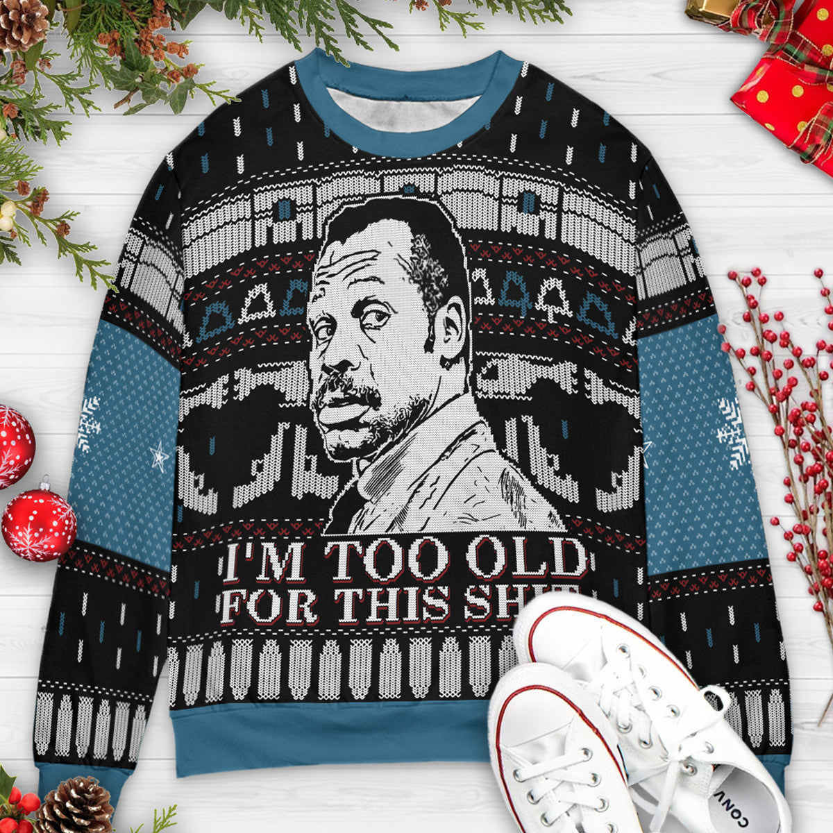 Ugly Christmas Sweatshirt - Y1X11J8Q