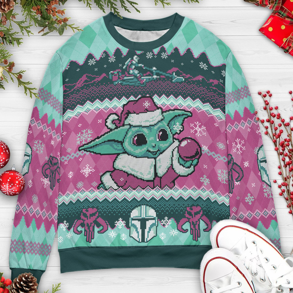 Ugly Christmas Sweatshirt - 8JY6D5W9