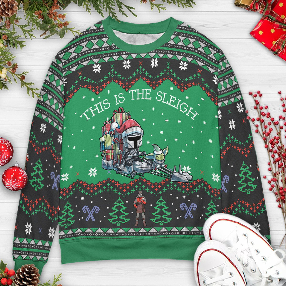 Ugly Christmas Sweatshirt - NDZJK6TH