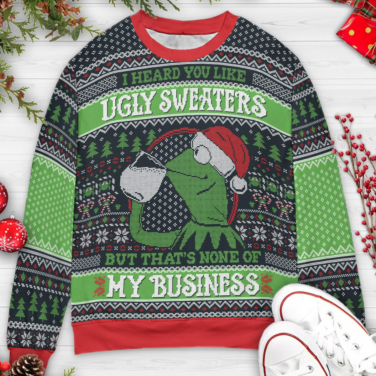 Ugly Christmas Sweatshirt - UHS4EVJM