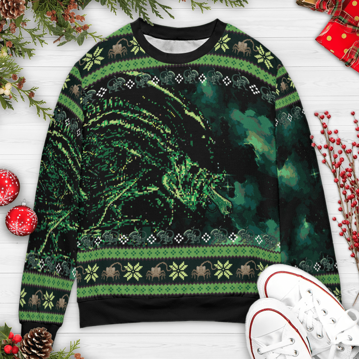 Ugly Christmas Sweatshirt - RWL2NRGN