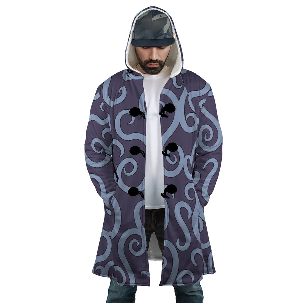 Hooded Cloak Coat - W9CGYKND