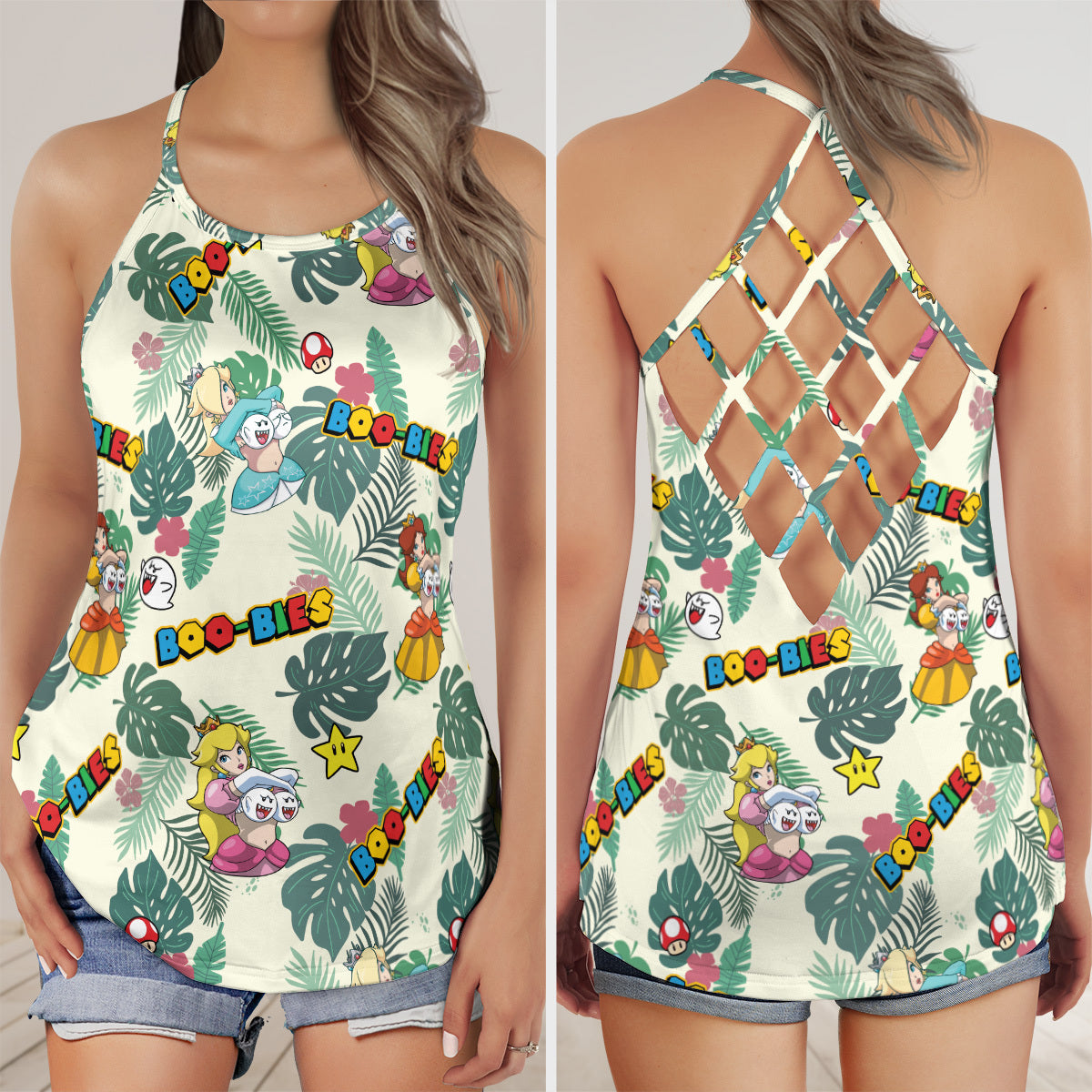 Criss Cross Tank Top - VKV4TZRQ