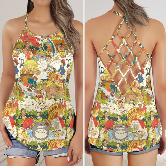 Criss Cross Tank Top - BF5WEQRY