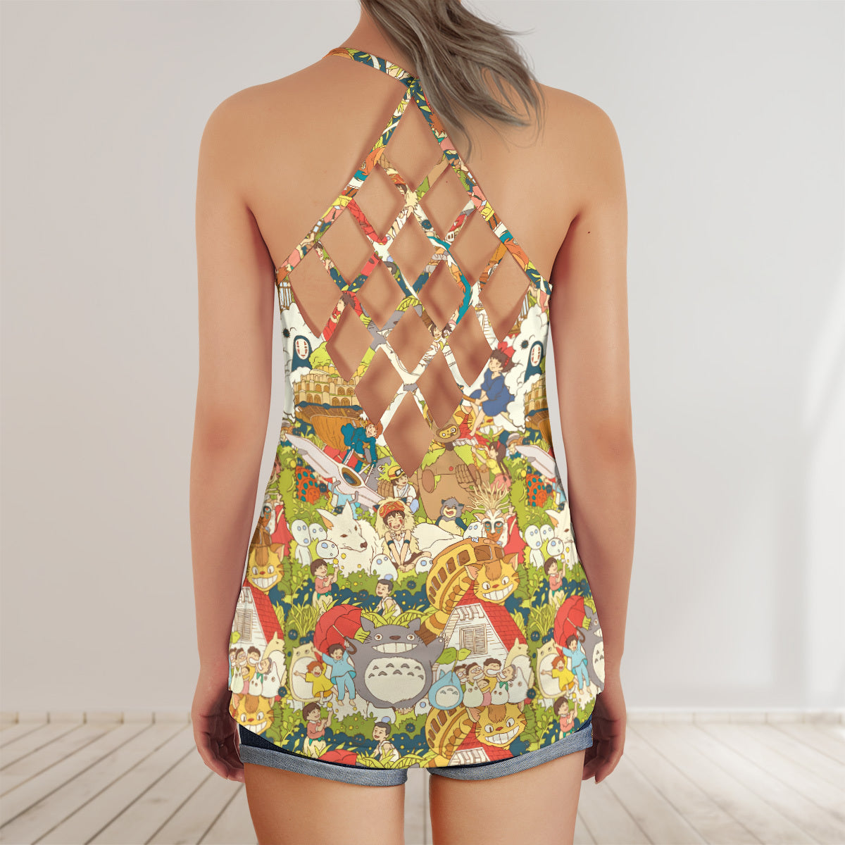 Criss Cross Tank Top - BF5WEQRY