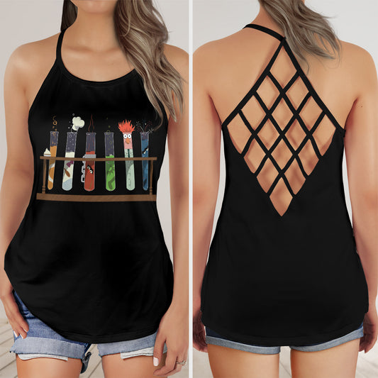 Criss Cross Tank Top - NFWBJF7D