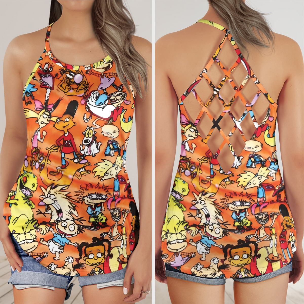 Criss Cross Tank Top - DDUU5J7F