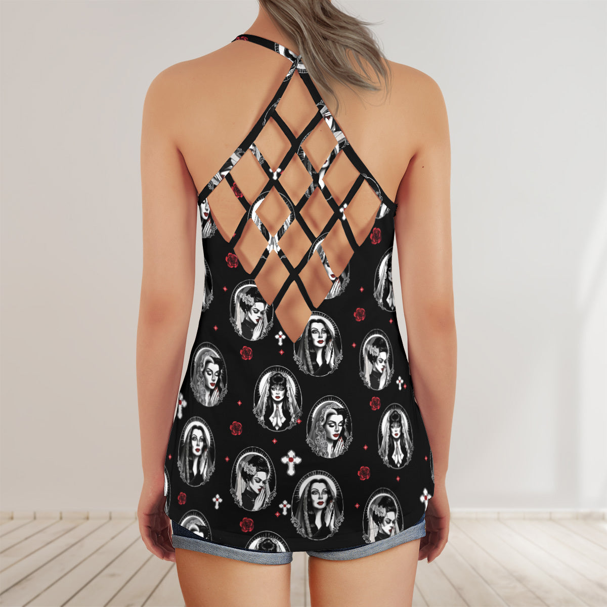 Criss Cross Tank Top - KE7GW3K6