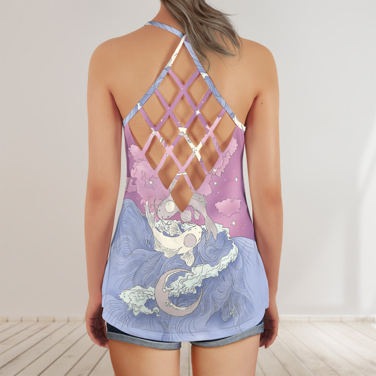 Criss Cross Tank Top - FJLUK2KQ