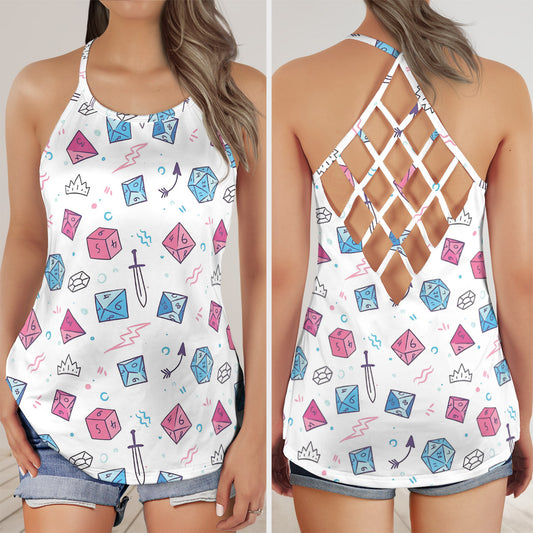 Criss Cross Tank Top - D1S75W9K