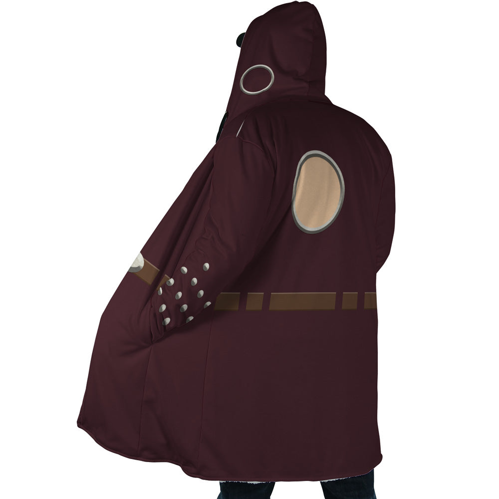 Hooded Cloak Coat - QK565QKL