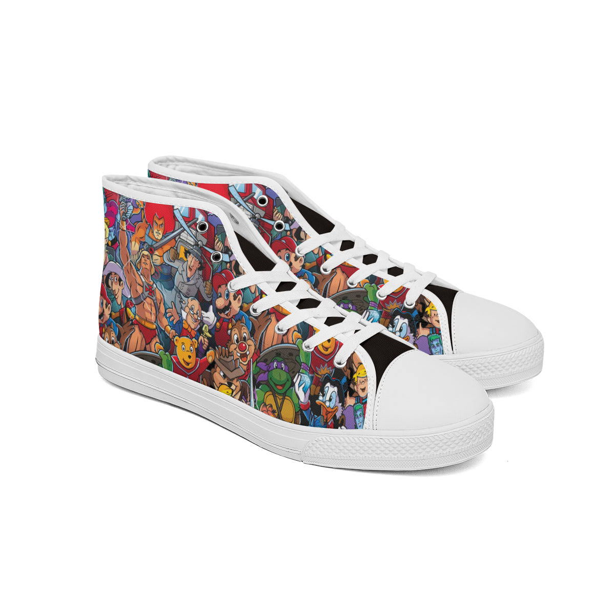 High Top Canvas Shoes - JTVJGPQS