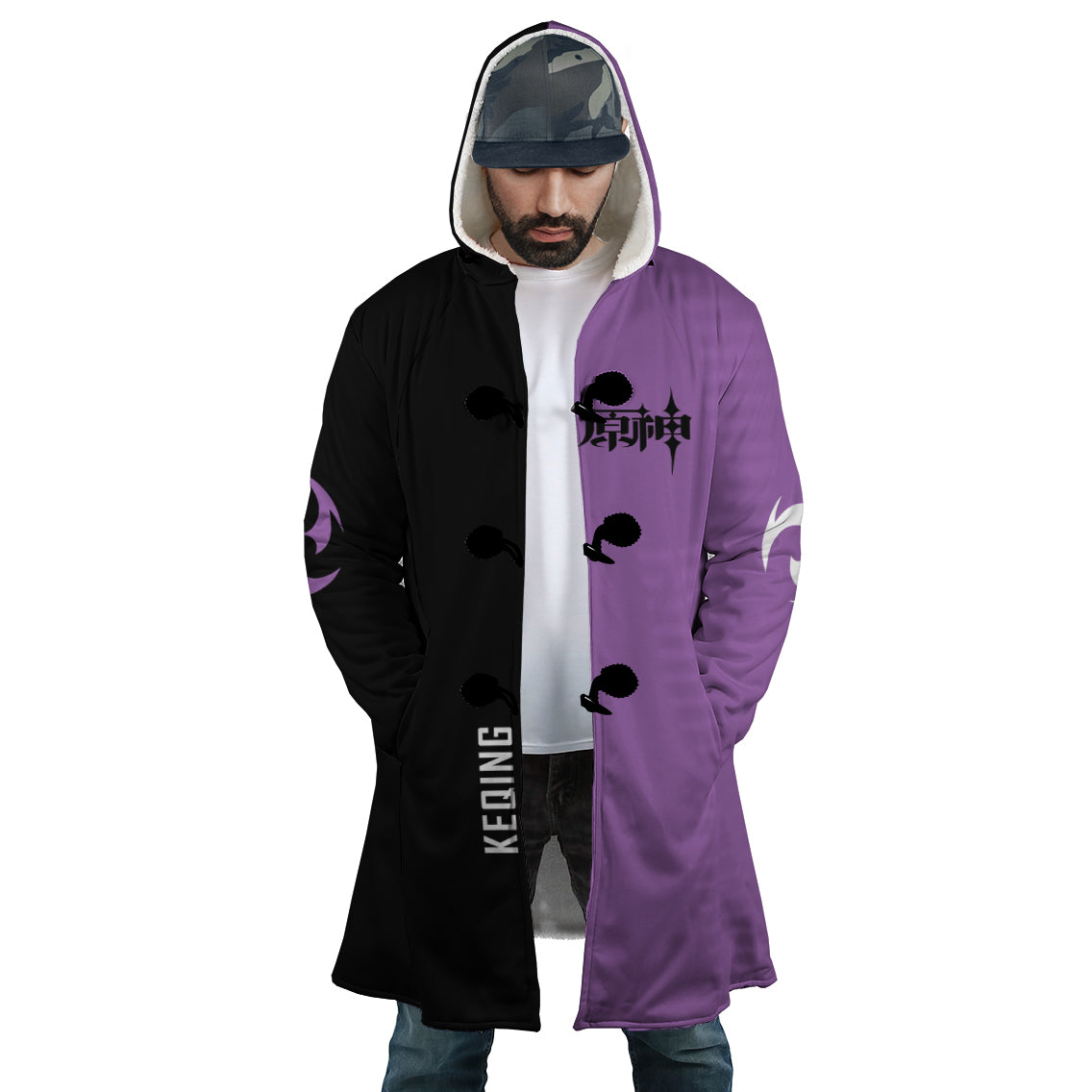 Hooded Cloak Coat - 6VUFJBTK