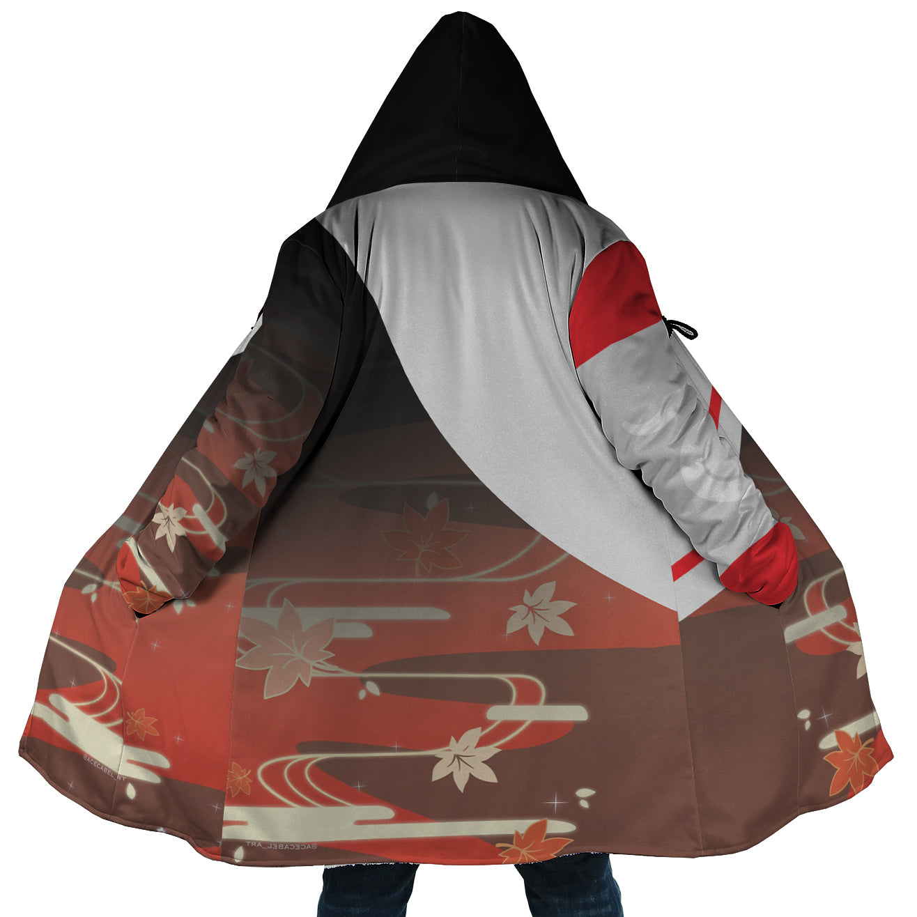 Hooded Cloak Coat - 8FKURTZG