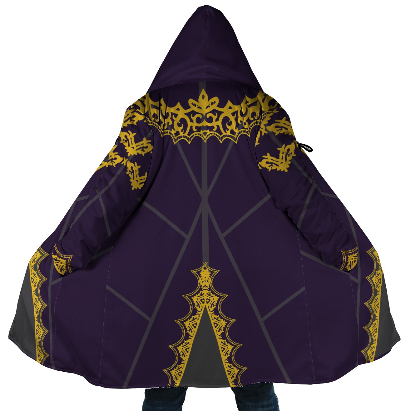 Hooded Cloak Coat - QJ83MC6Y