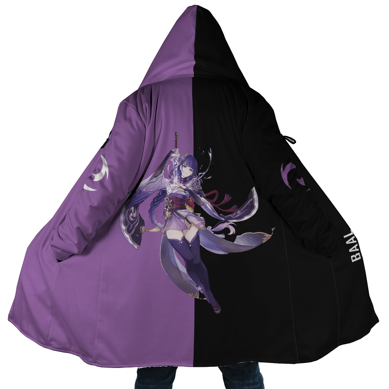 Hooded Cloak Coat - KM2RJ5UX