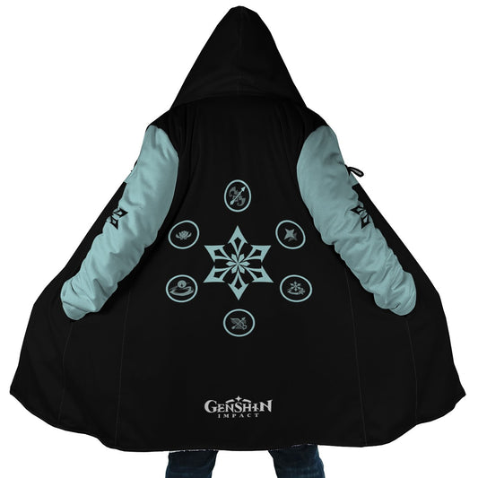 Hooded Cloak Coat - E5QHXYZR