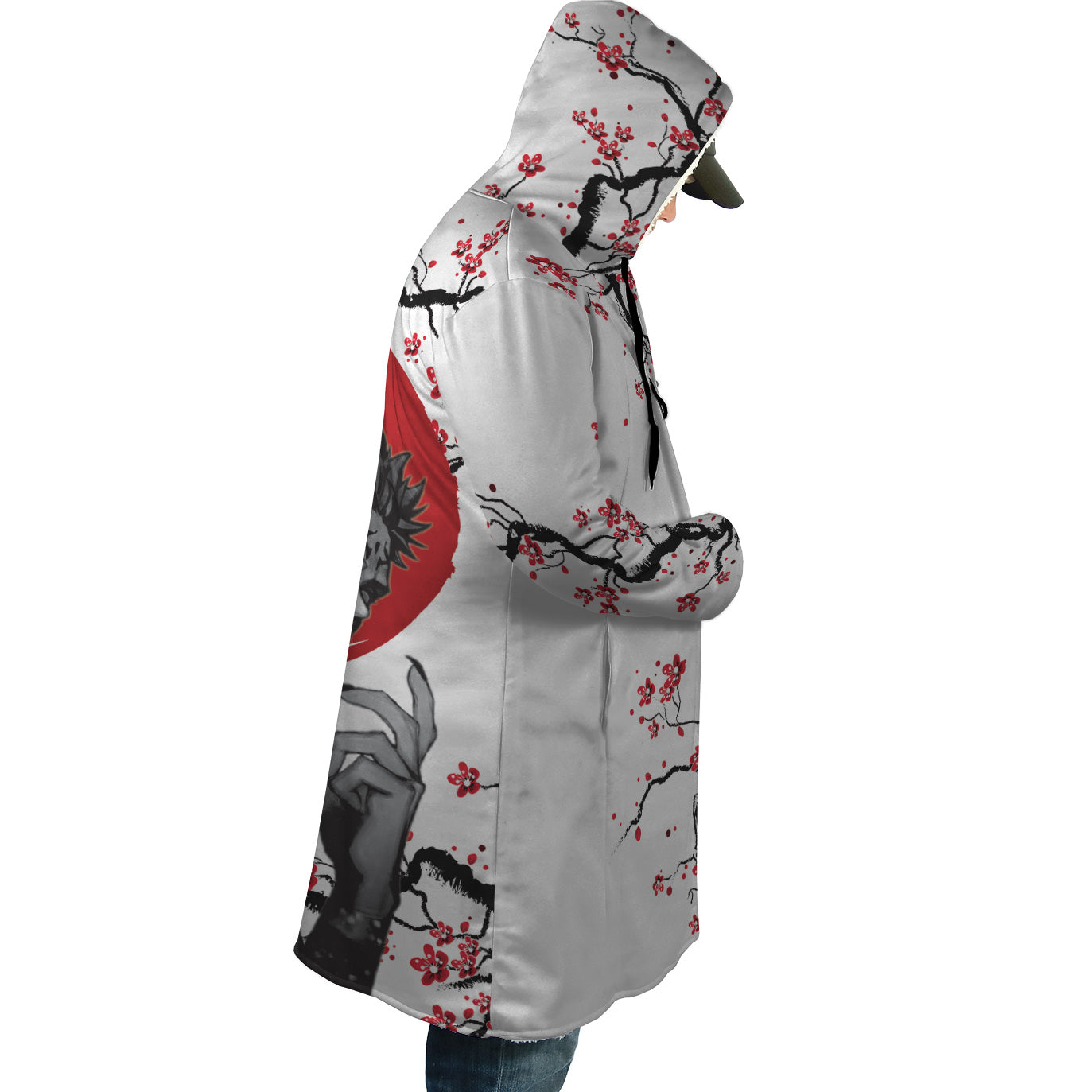 Hooded Cloak Coat - QR8BUS2Y