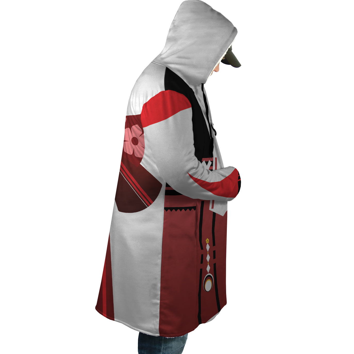 Hooded Cloak Coat - BK7R5CWN