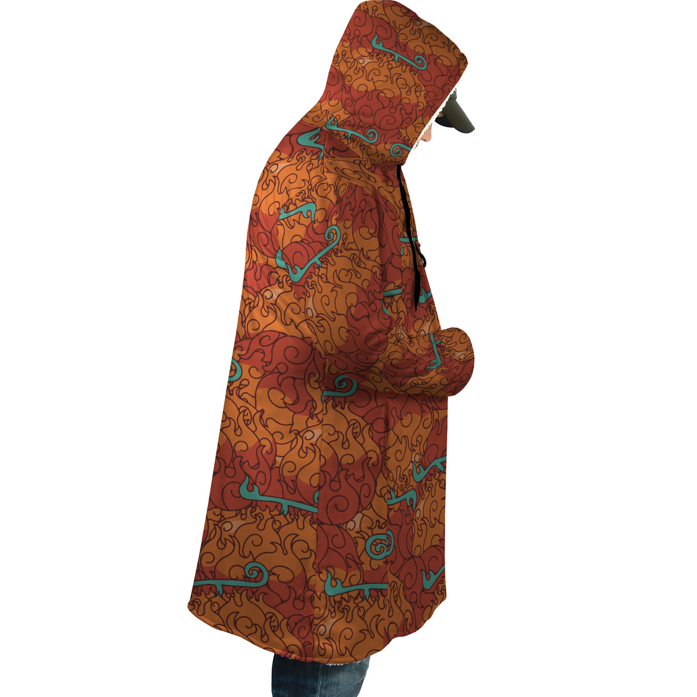 Hooded Cloak Coat - SBJCPP4B