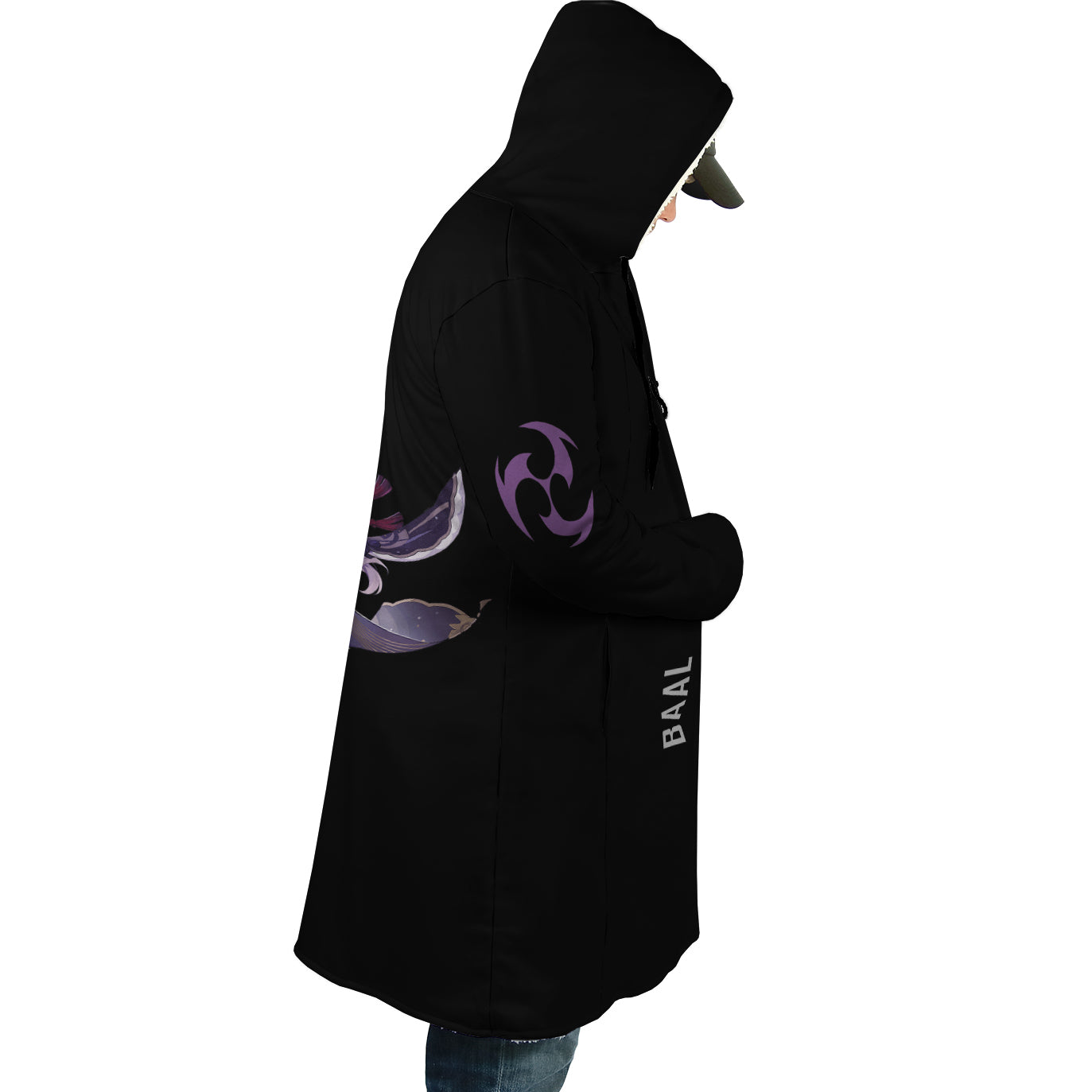 Hooded Cloak Coat - KM2RJ5UX