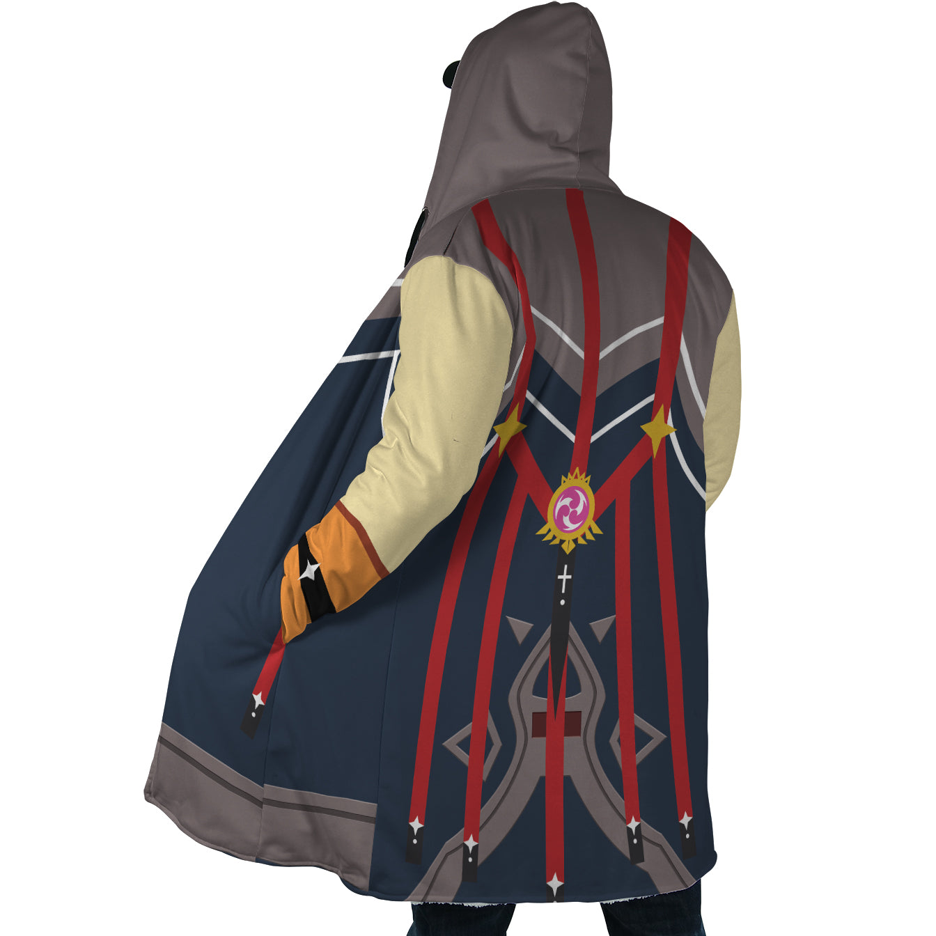 Hooded Cloak Coat - 5M4W2UV3