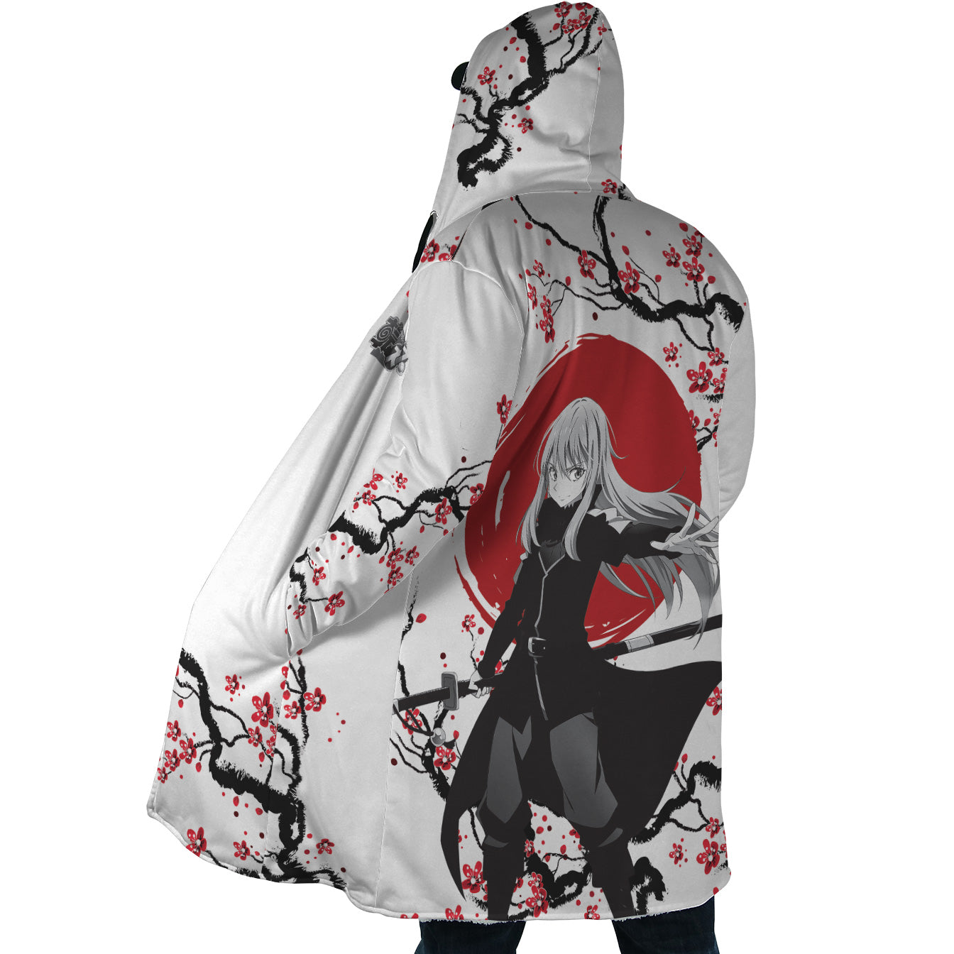 Hooded Cloak Coat - DM6TE9K8