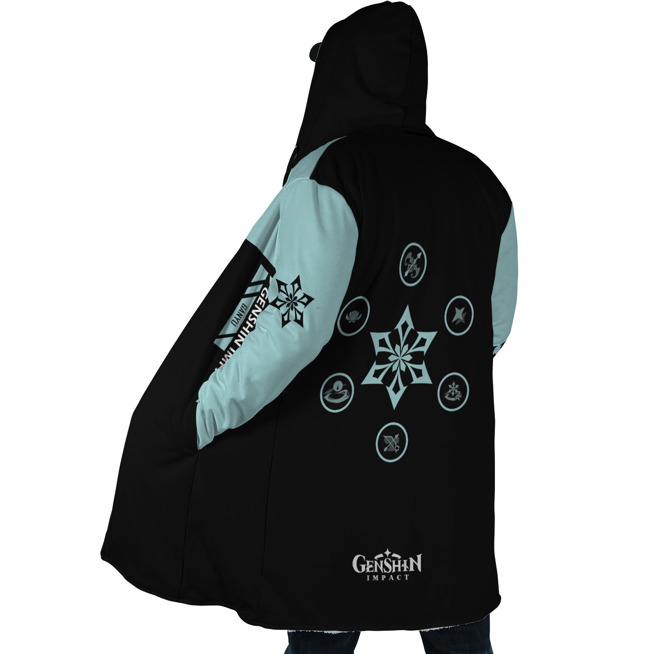 Hooded Cloak Coat - E5QHXYZR