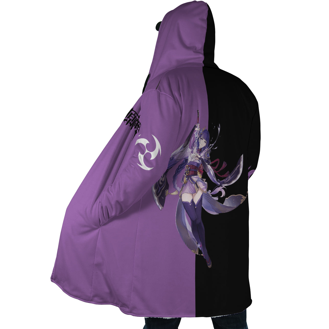 Hooded Cloak Coat - KM2RJ5UX