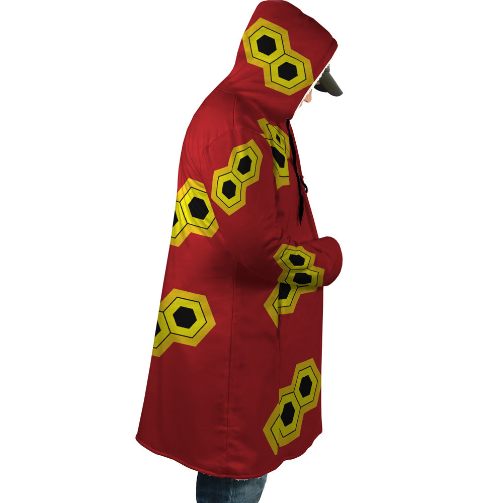 Hooded Cloak Coat - 2CYAMUD2