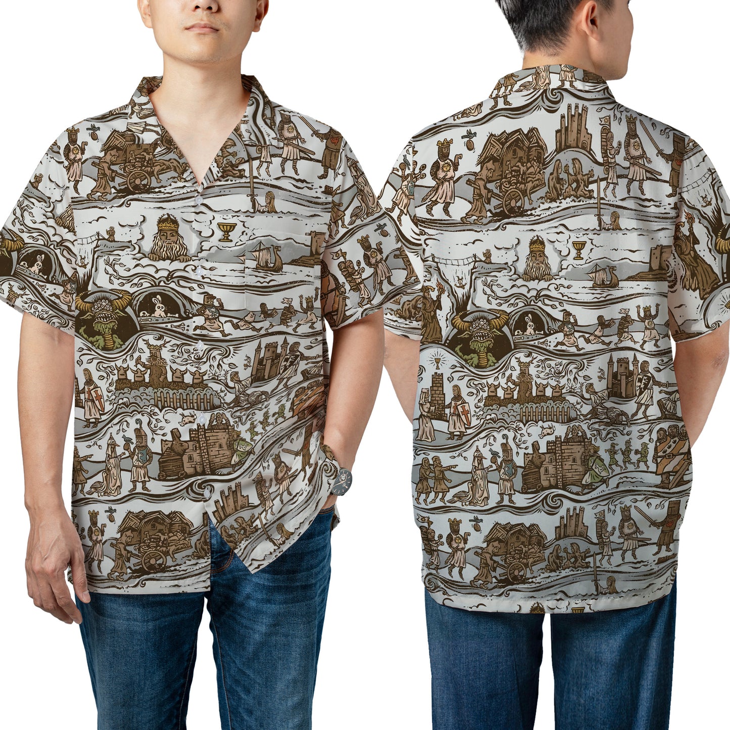 Pocket Hawaiian Shirt - 7C8XNHHN