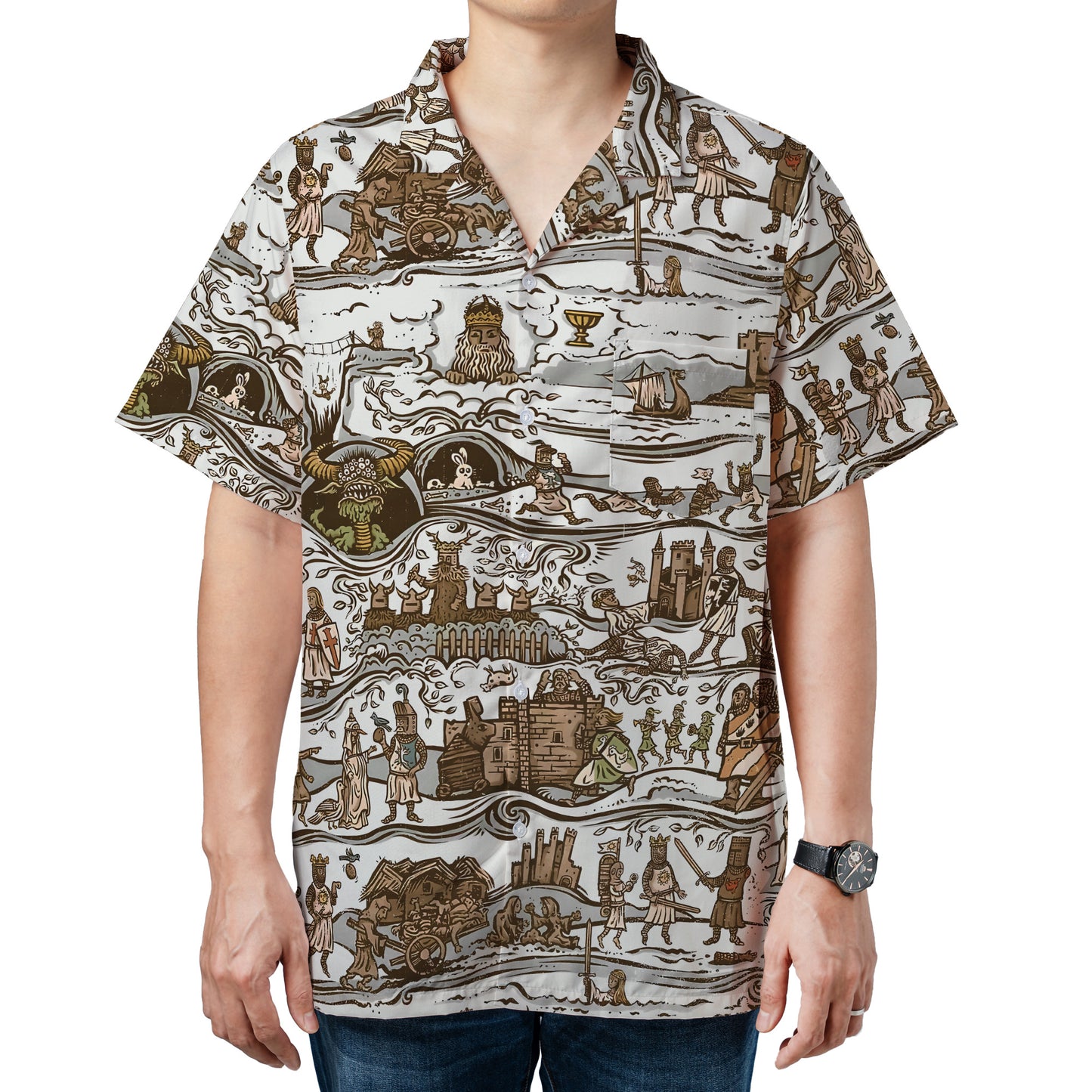 Pocket Hawaiian Shirt - 7C8XNHHN