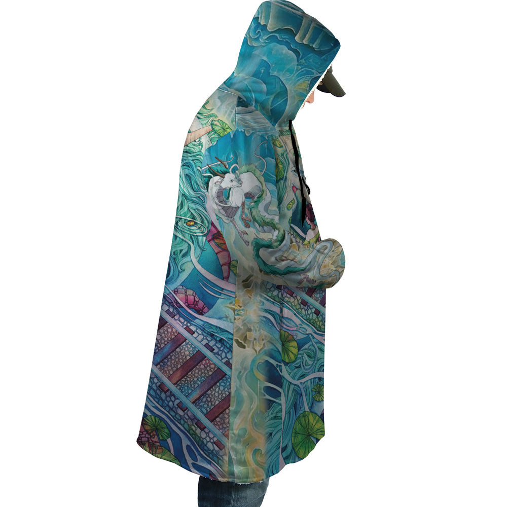 Hooded Cloak Coat - QETK734Z