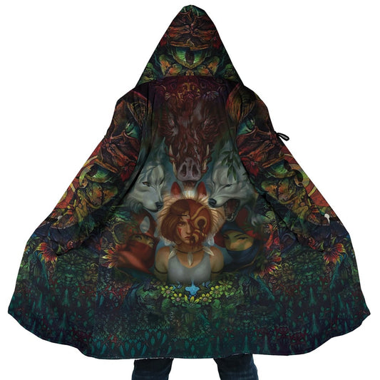 Hooded Cloak Coat - 1HVWGKWS