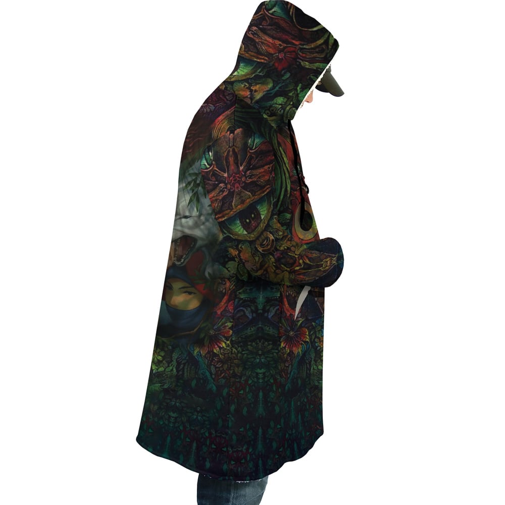 Hooded Cloak Coat - 1HVWGKWS