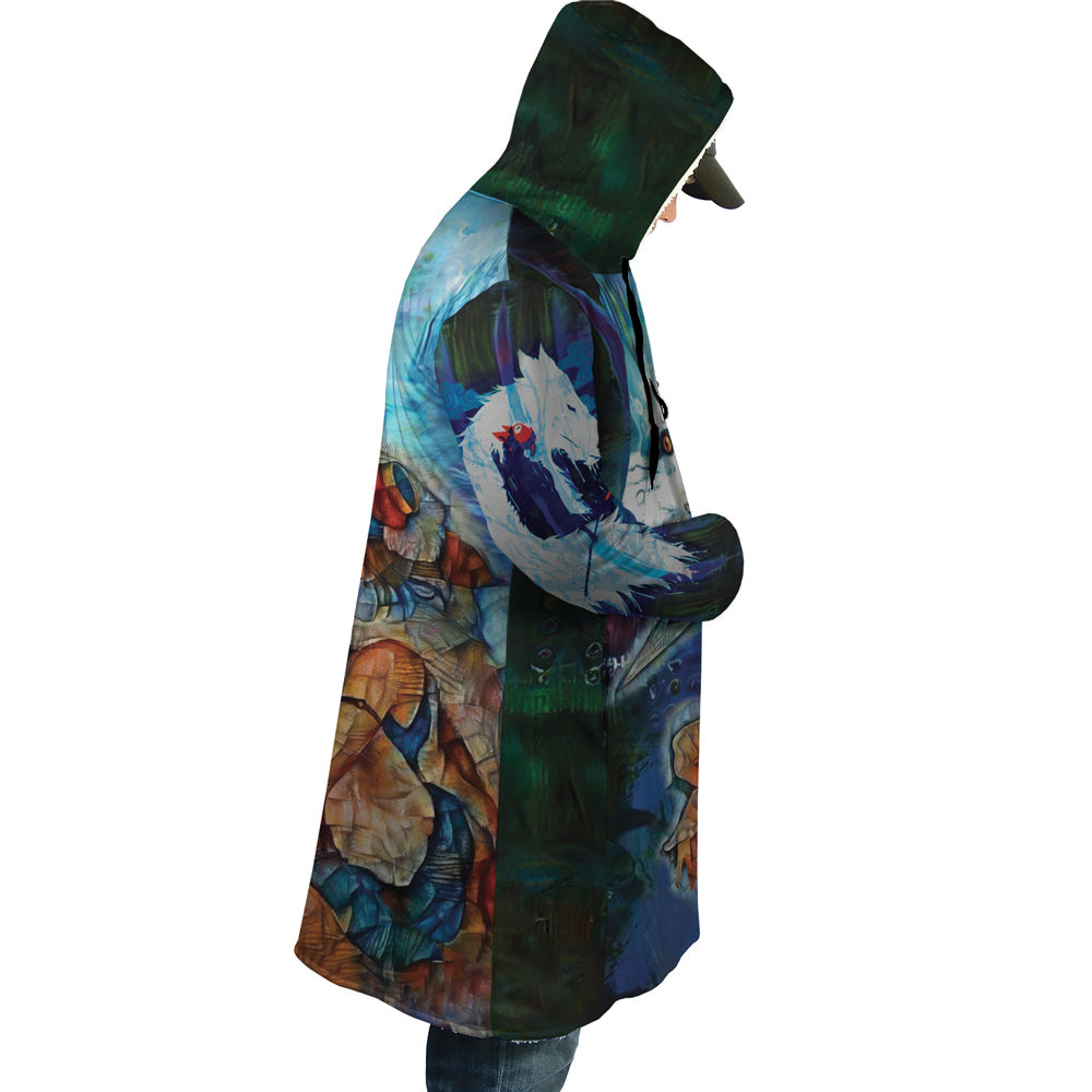 Hooded Cloak Coat - 3R7WU5AN