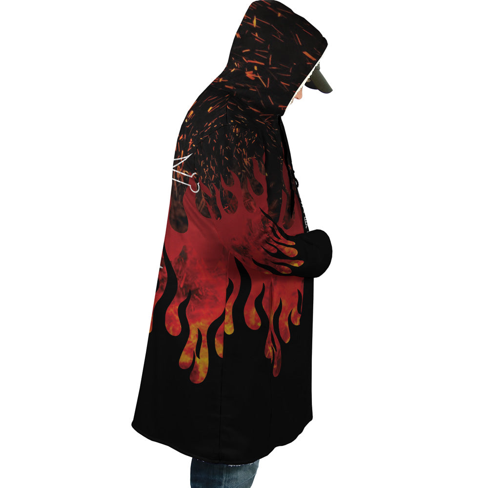 Hooded Cloak Coat - 9YRU7KFU