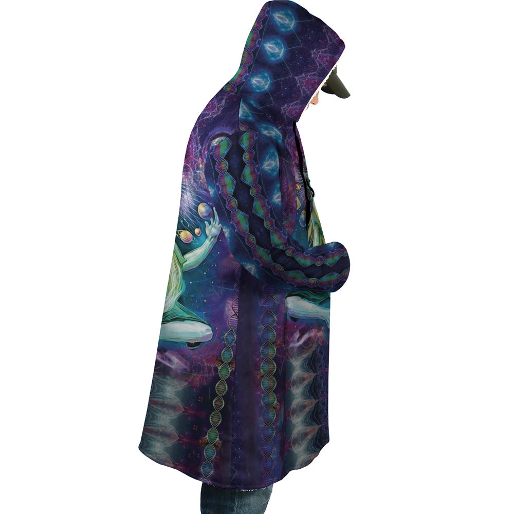 Hooded Cloak Coat - TH25MM92