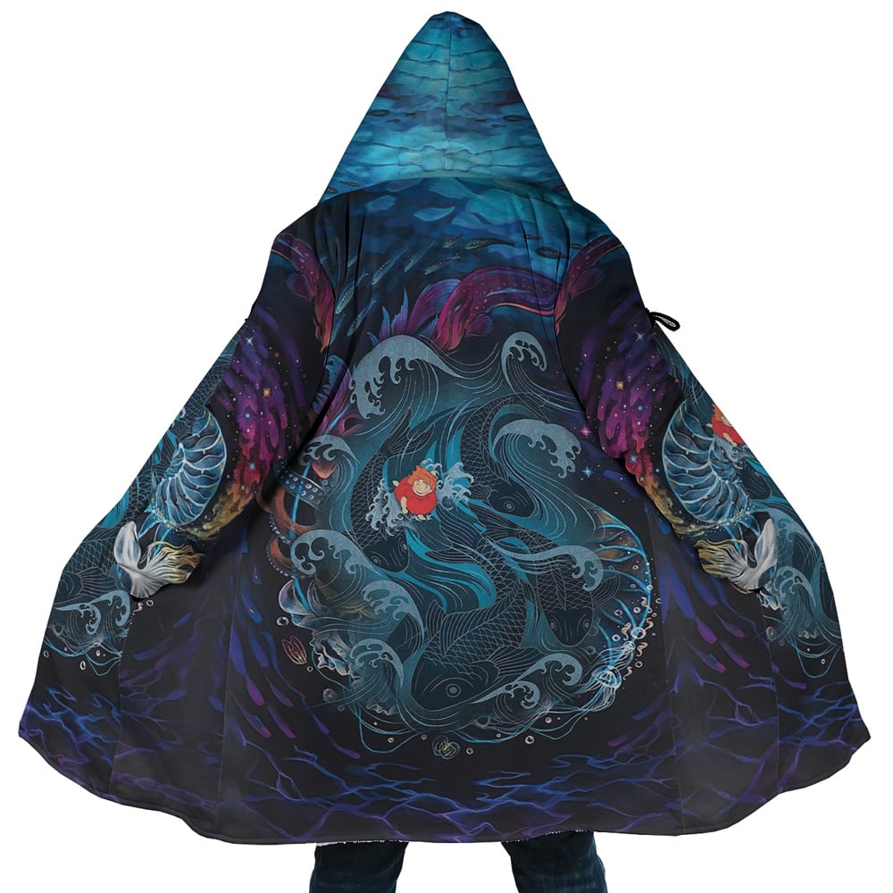 Hooded Cloak Coat - CSDJ1P2G