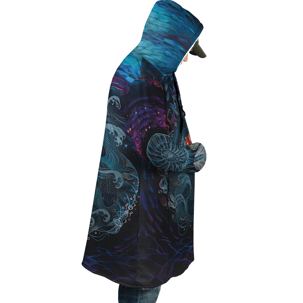 Hooded Cloak Coat - CSDJ1P2G