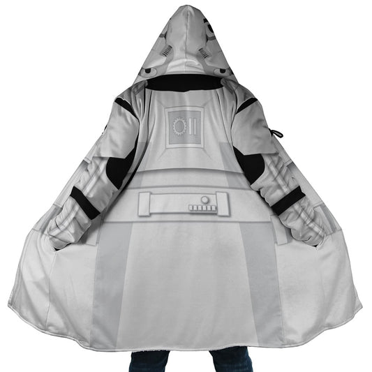 Hooded Cloak Coat - Z98BGCDU