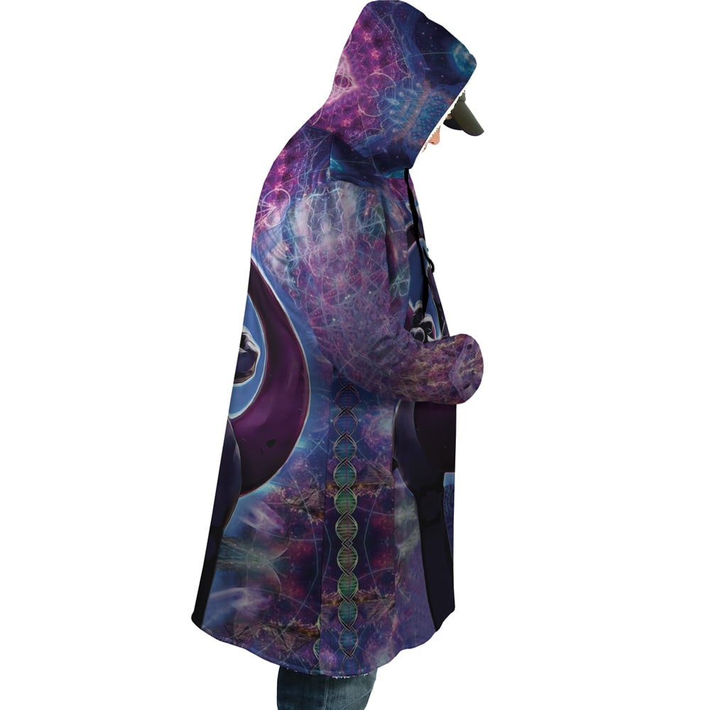 Hooded Cloak Coat - 7K8S552M