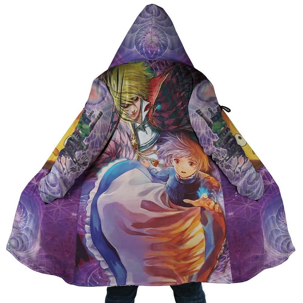 Hooded Cloak Coat - 2DL73LYP