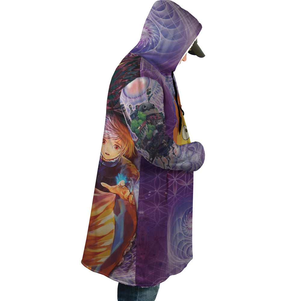 Hooded Cloak Coat - 2DL73LYP