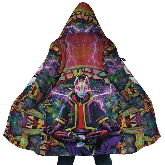 Hooded Cloak Coat - XV2MW6KN