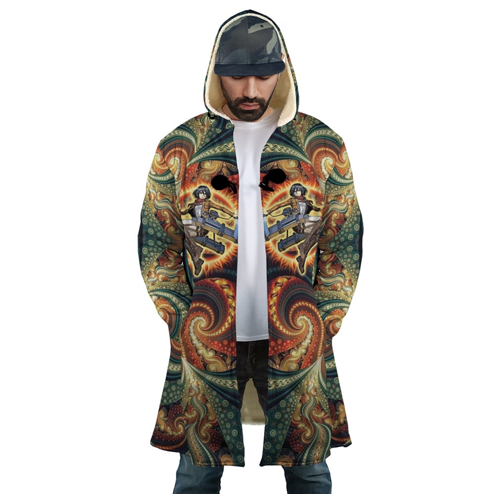 Hooded Cloak Coat - 8EH1NFBT